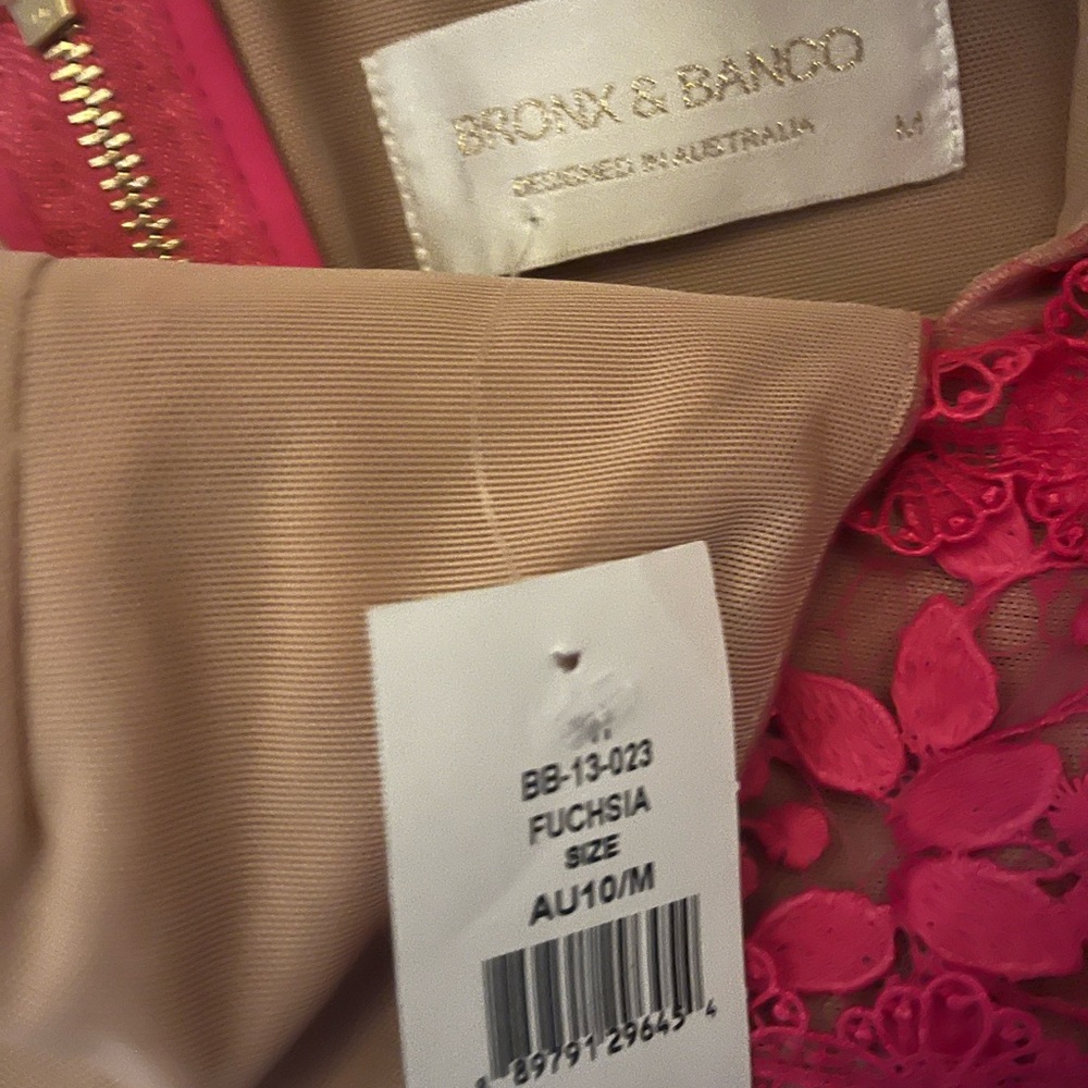 Bronx and Banco Pink Lace Maxi Dress - Picture 8 of 8